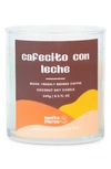Bonita Fierce Cafecito Con Leche Candle In White