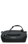 Osprey Transporter 70 Waterproof Duffle In Tunnel Vision Grey