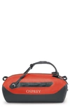 Osprey Transporter 70 Waterproof Duffle In Mars Orange