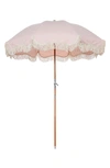 Business & Pleasure Premium Beach Umbrella In Laurens Pink Stripe