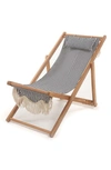 Business & Pleasure Premium Sling Chair In Laurens Navy Stripe