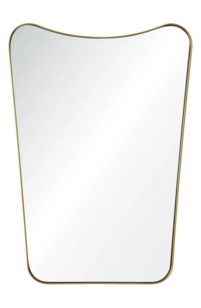 Renwil Tufa Mirror In Gold Powder Coated