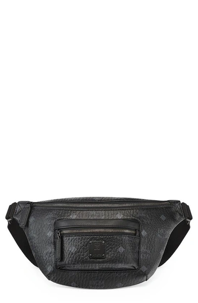 Mcm Fursten Mini Belt Bag In Black