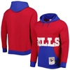 Mitchell & Ness Men's  Red Buffalo Bills Big Face 5.0 Pullover Hoodie In Red