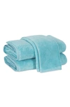 Matouk Milagro Cotton Terry Washcloth In Bahama Blue