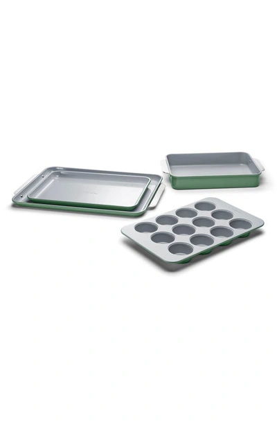 Caraway Nontoxic Ceramic 5-piece Bakeware Set In Sage