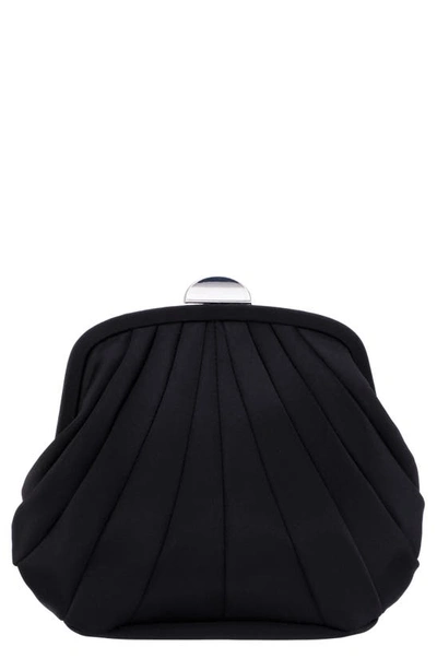 Nina Billow Art Deco Frame Clutch In Black