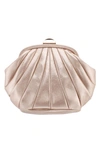 Nina Billow Art Deco Frame Clutch In Taupe