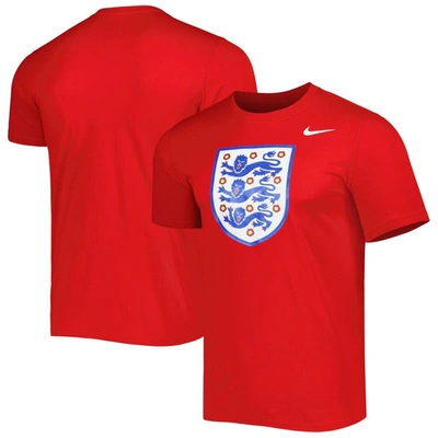 Nike Red England National Team Primary Logo Legend Performance T-shirt