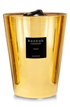 Baobab Collection Les Exclusives Aurum Gold Candle In Goldarge