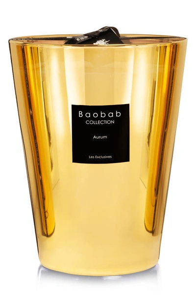 BAOBAB COLLECTION LES EXCLUSIVES AURUM GOLD CANDLE