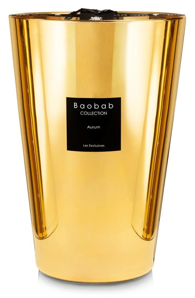 Baobab Collection Les Exclusives Aurum Gold Candle