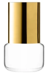 Lsa Aurum Extra-small Lantern Vase In Clear/ Gold