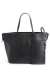 ROYCE NEW YORK ROYCE NEW YORK PERSONALIZED LEATHER TOTE WITH WRISTLET