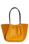 PROENZA SCHOULER LARGE RUCHED LEATHER TOTE