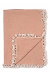 Crane Baby Muslin Blanket In Copper