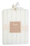 Crane Baby Tassel Trim Crib Skirt In White