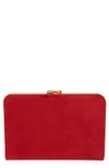 THE ROW SUEDE MINAUDIERE