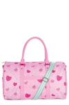 Iscream Berry Patch Duffle Bag In Pink