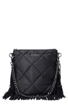 Mz Wallace Women's Madison Quilted Flat Crossbody Bag In Black