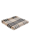 BURBERRY EXPLODED CHECK CASHMERE & WOOL BABY BLANKET
