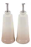 Le Creuset Meringue Signature Oil & Vinegar Set With $5 Credit In Meringue
