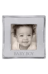 Mariposa Signature Baby Boy 4x4 Frame In Silver