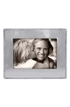 MARIPOSA BEADED RECYCLED ALUMINUM PICTURE FRAME