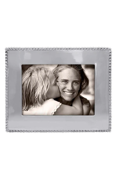 MARIPOSA MARIPOSA BEADED RECYCLED ALUMINUM PICTURE FRAME