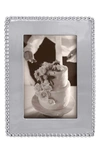 MARIPOSA MARIPOSA BEADED RECYCLED ALUMINUM PICTURE FRAME