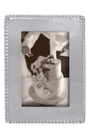 MARIPOSA BEADED RECYCLED ALUMINUM PICTURE FRAME