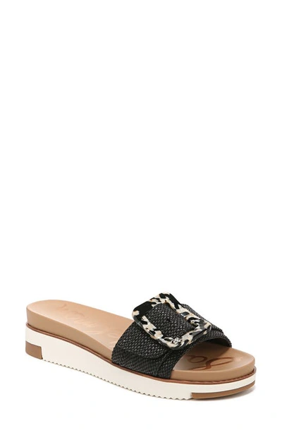 Sam Edelman Ariane Platform Slide Sandal In Black