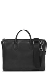 Shinola Men's The Slim Leather Traveler Briefcase In Black