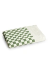 Baina Roman Organic Cotton Pool Towel In Green
