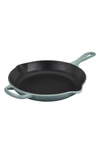 LE CREUSET SIGNATURE HANDLE 10 1/4 INCH ENAMEL CAST IRON SKILLET