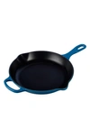 Le Creuset Signature Handle 10 1/4 Inch Enamel Cast Iron Skillet In Marseille