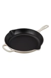 LE CREUSET LE CREUSET SIGNATURE HANDLE ENAMEL 11 3/4 INCH CAST IRON SKILLET