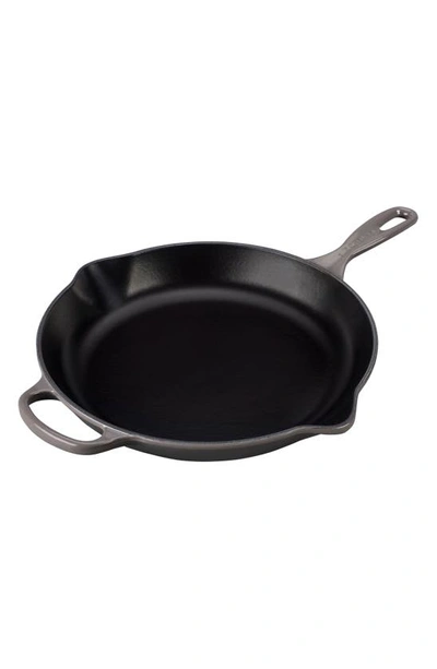 LE CREUSET SIGNATURE HANDLE ENAMEL 11 3/4 INCH CAST IRON SKILLET