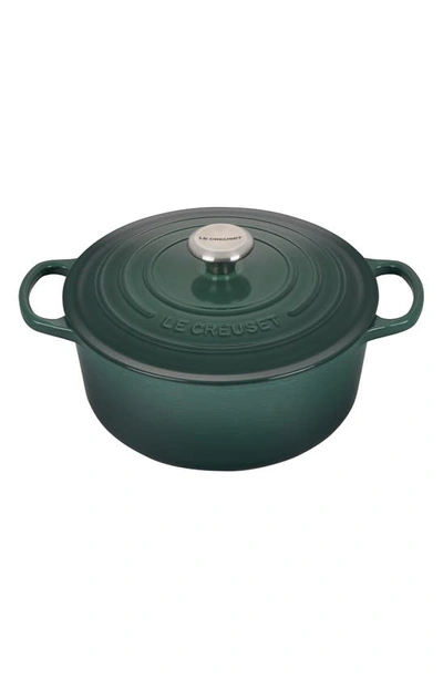 LE CREUSET LE CREUSET SIGNATURE 5.5-QUART ROUND ENAMEL CAST IRON FRENCH/DUTCH OVEN