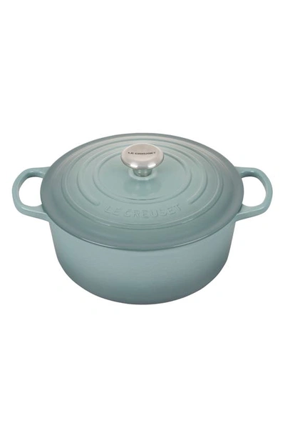 LE CREUSET LE CREUSET SIGNATURE 5.5-QUART ROUND ENAMEL CAST IRON FRENCH/DUTCH OVEN