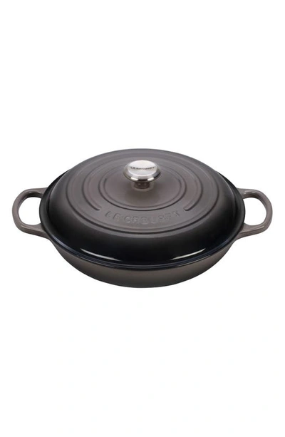 Le Creuset Signature Braiser In Oyster