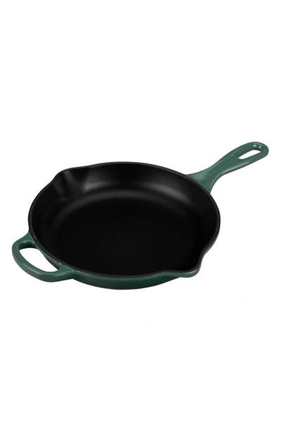 Le Creuset Signature Handle 9 Inch Enamel Cast Iron Skillet In Artichaut