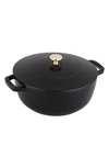 Staub 3.75-quart Essential French Oven In Matte Black