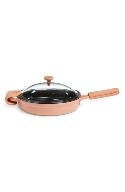 Our Place Always Pan Cast Iron Cooking Pan 45cm In Coral Pink