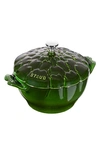 Staub 3-quart Enameled Artichoke Cast Iron Dutch Oven In Basil