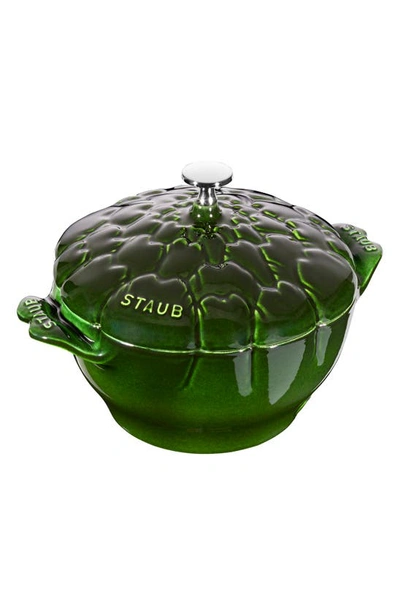 Staub 3-quart Enameled Artichoke Cast Iron Dutch Oven In Basil