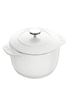 Staub Cast Iron 1.5-qt. Petite French Oven In White