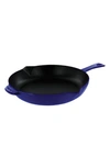 Staub 10 Fry Pan In Dark Blue