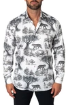 Maceoo Fibonacci Regular Fit Kingdom White Button-up Shirt In White