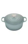 Le Creuset Signature Enameled Cast Iron 5.5 Qt. Round Dutch Oven In Sea Salt